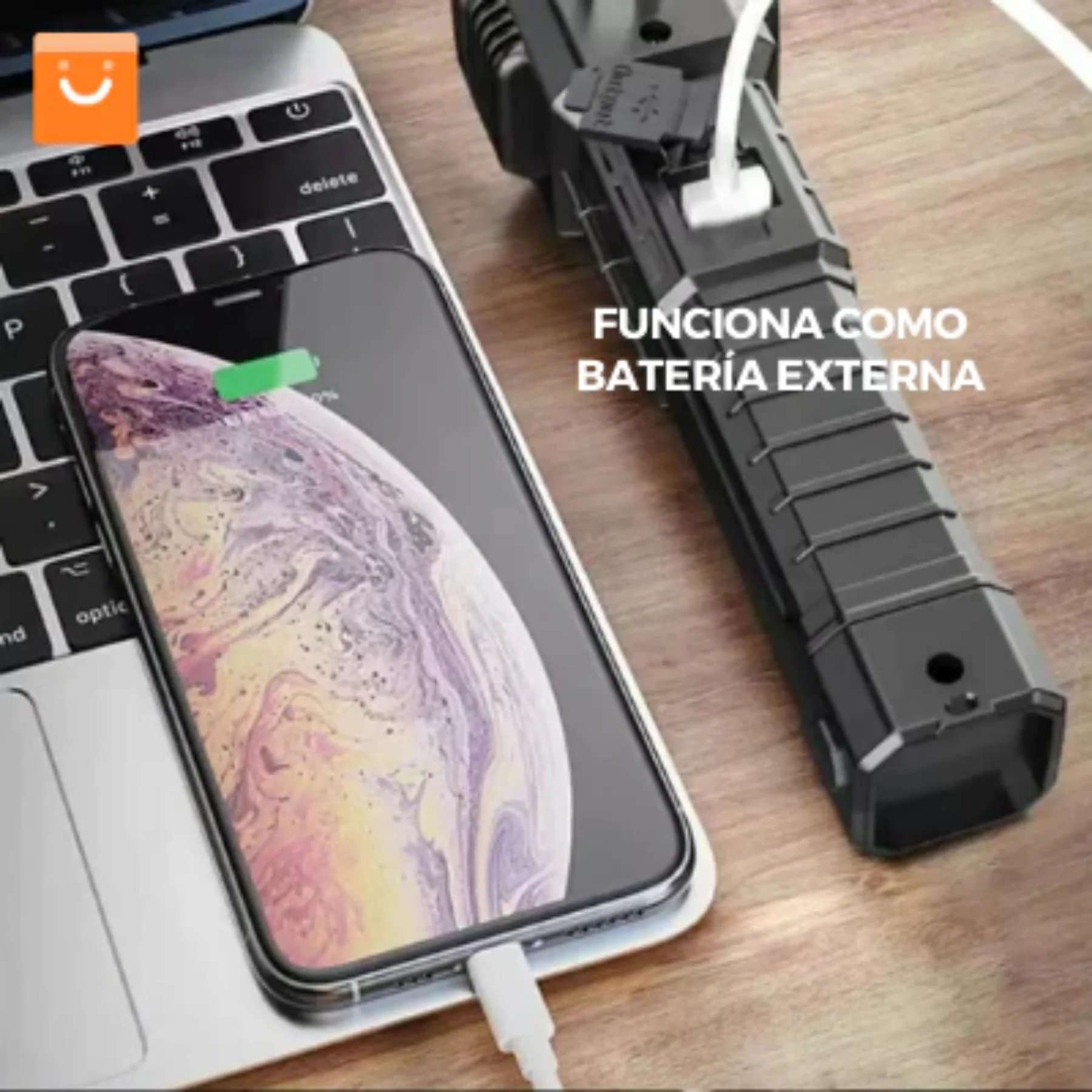 Linterna Multifuncional 4 en 1 Recargable - Image 3